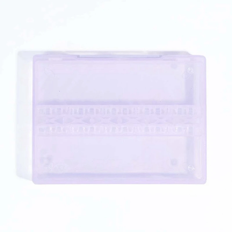 1 шт. сверла для дизайна ногтей коробка для хранения Дисплей Держатель подставка контейнер прямоугольник