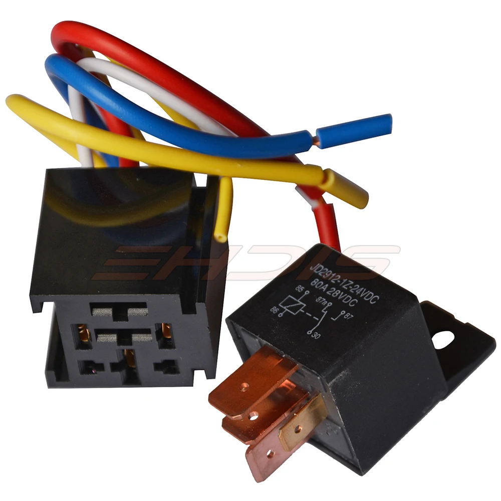 2PCS Waterproof Relay/ Automotive Relays Relay + Wire Socket Car