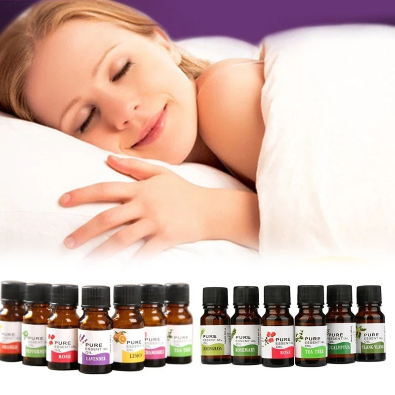 

10ml Essential Oils for Aromatherapy Diffusers Pure Essential Oils Organic Body Relieve Stress Oil Skin Care Help Sleep TSLM1