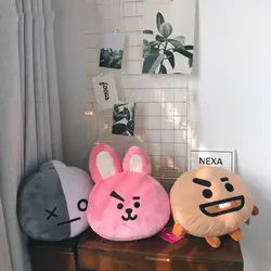 1 шт. 35 см BT21 TATA VAN Bangtan обувь для мальчиков Плюшевые Подушка диванная подушка домашний Декор подарок игрушечные лошадки детей подарок на