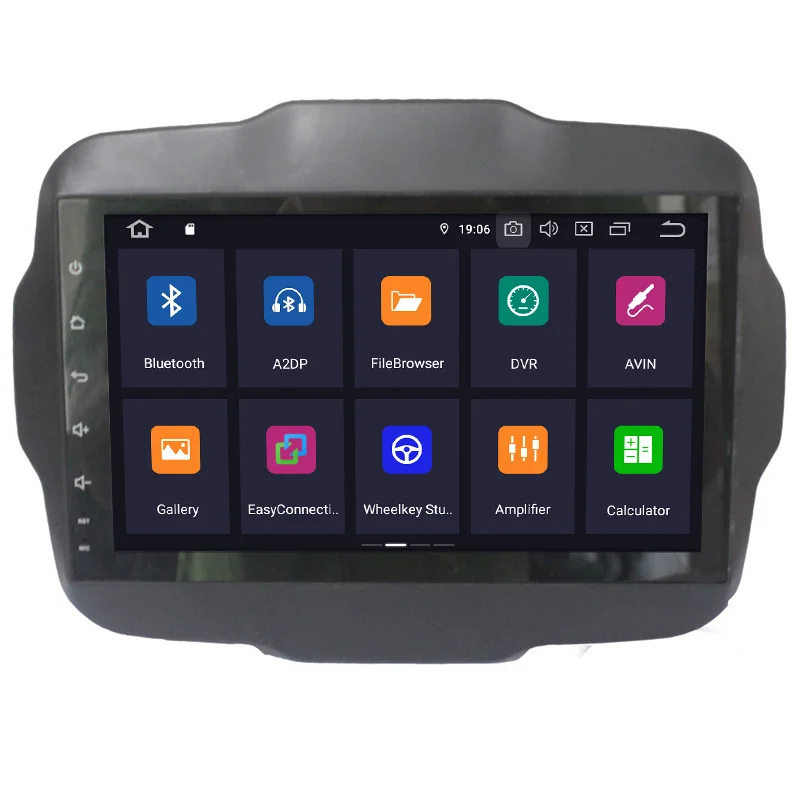 COIKA " 4 ядра Android 9,0 системы Автомобильный мультимедийный плеер для jeep renegade Wi Fi г сети OBD Зеркало экран 2+ 16 оперативная память