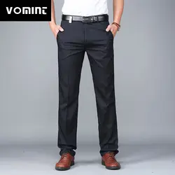 Vomint 2019 новые мужские брюки однотонный Простой Досуг тонкие брюки Универсальные мужские рабочие брюки MS7068