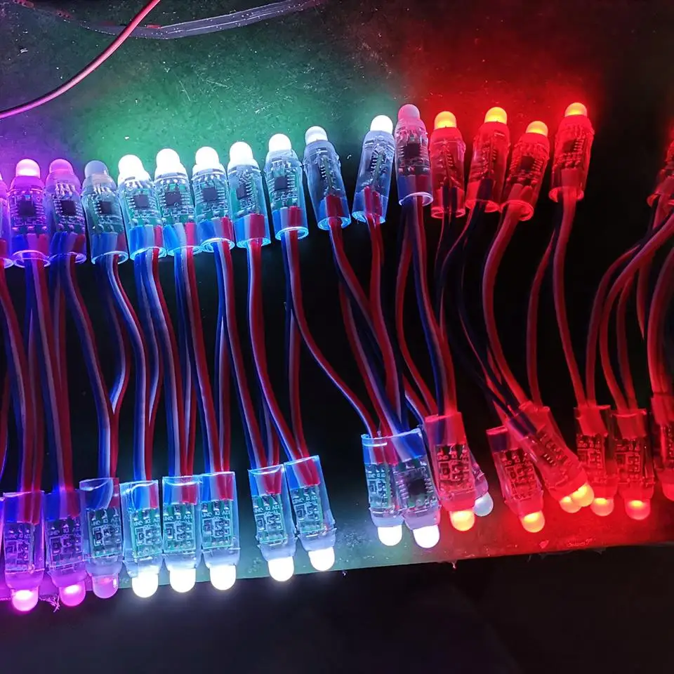 Высокая яркость версия ws2811 DC12V пуля светодиодная Пиксельная лампа|Светодиодные