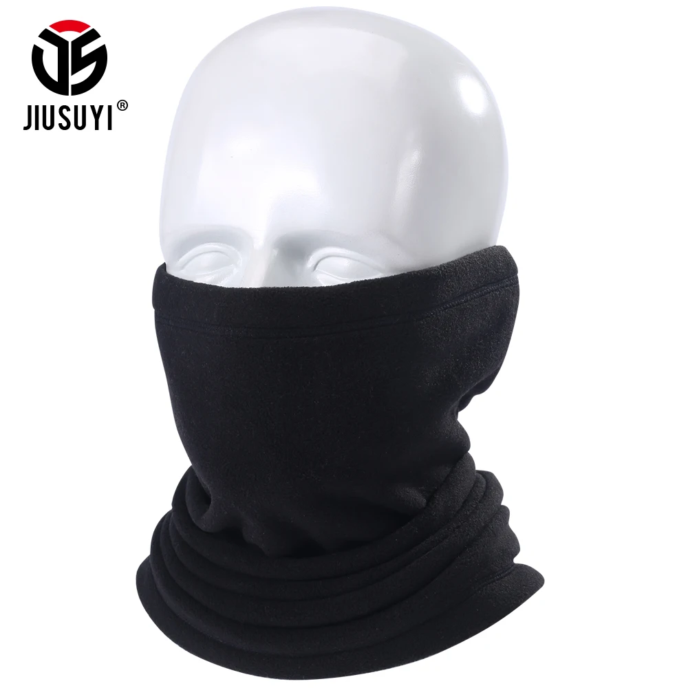 

Winter Polar Fleece Thermal Neck Gaiter Bandana Half Face Mask Scarf Ear Warmer Neck Tube Snood Cover Face Shield For Women Men