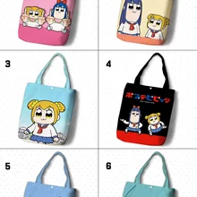 TEAMEPIC PIPI мультфильм студент печатных холст сумка шоппер большой ёмкость настроить Tote Модные женские повседневное сумки на плечо