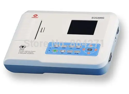 

3 Channels ECG / EKG Machine with Printer and Paper and USB Software ECG300G Brand new Free shipping