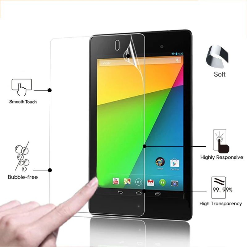Ultra HD LCD Anti-Scratched Screen Protector Film For GOOGLE NEXUS 7 II 2nd 7.0" tablet high clear glossy screen protective film |