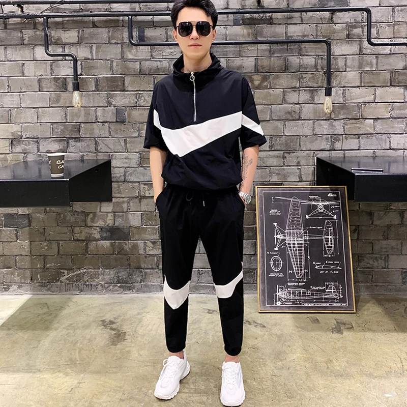 half sleeve tracksuit