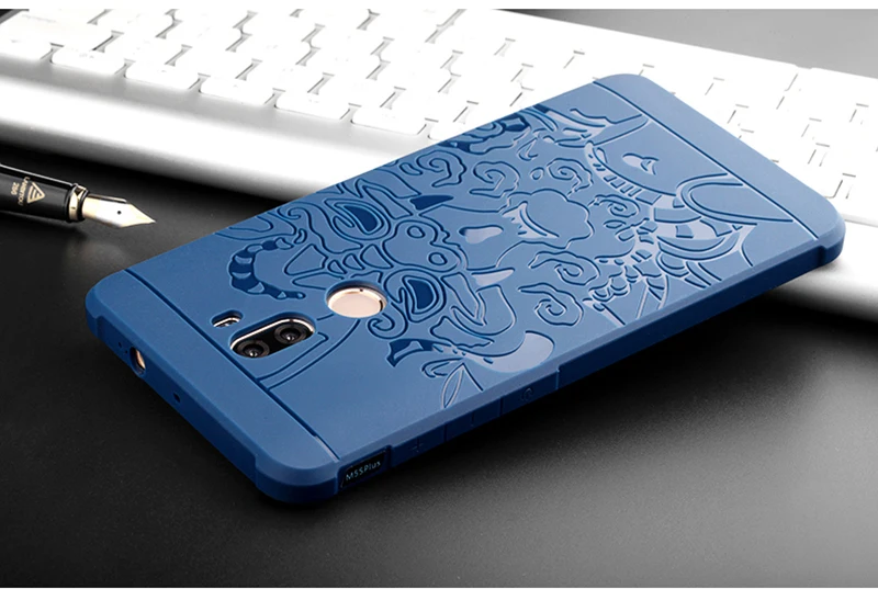 Case for Xiaomi Mi5s Plus Case Mi5s Silicone 3D Dragon Parttern Anti-knock Luxury for Xiaomi Mi M 5s Back Phone Cases Cover