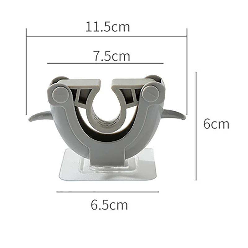 Непробиваемый клей швабра с настенным креплением держатель для хранения метлы клипса бесшовные швабры Крюк Ванная комната дома JJJRY714