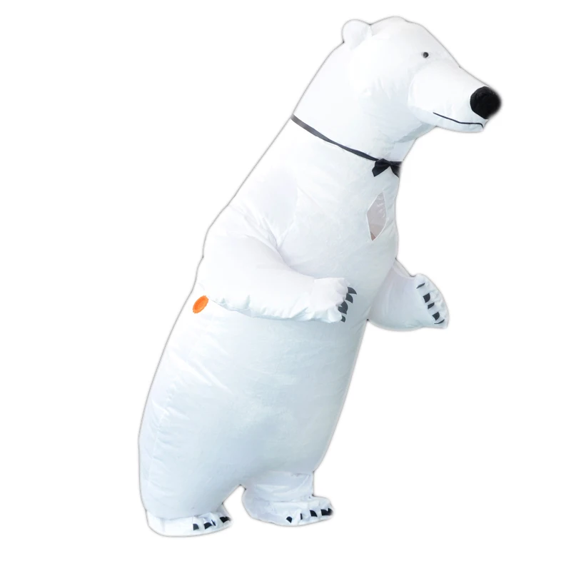 Пурим надувной Белый медведь костюм талисман костюмы животных Fantasias взрослых Рождество Хэллоуин день рождения партии Косплей Костюм