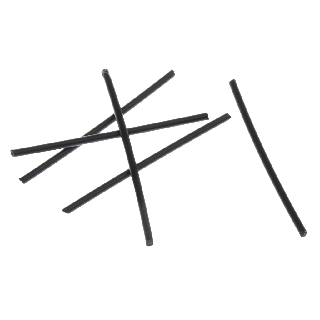 100 pcs ABS Plastic Guitar Side Dot Markers Rods Fretboard Position Marker Inlay Dots Black Guitar Accessories