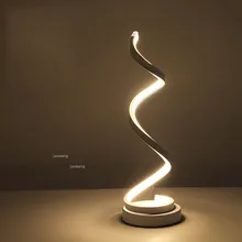 Современный скандинавский светодиодный светильник в полоску настольная лампа прикроватная алюминиевая Декор для дома настольные лампы для настольная лампа для спальни кровать свет fdhfh