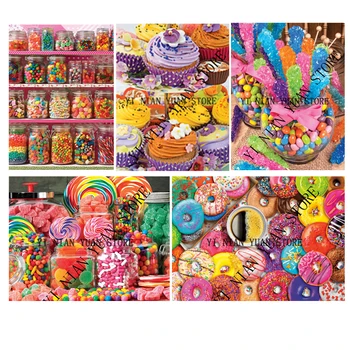 

5D DIY Diamond Painting Full Square/Round resin Drill "Colored candy" Embroidery Cross Stitch ktis Mosaic Home art Decor