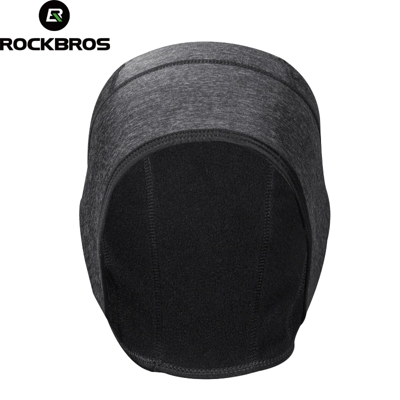 ROCKBROS теплая велосипедная шапка флисовая мужская Мужская зимняя спортивная