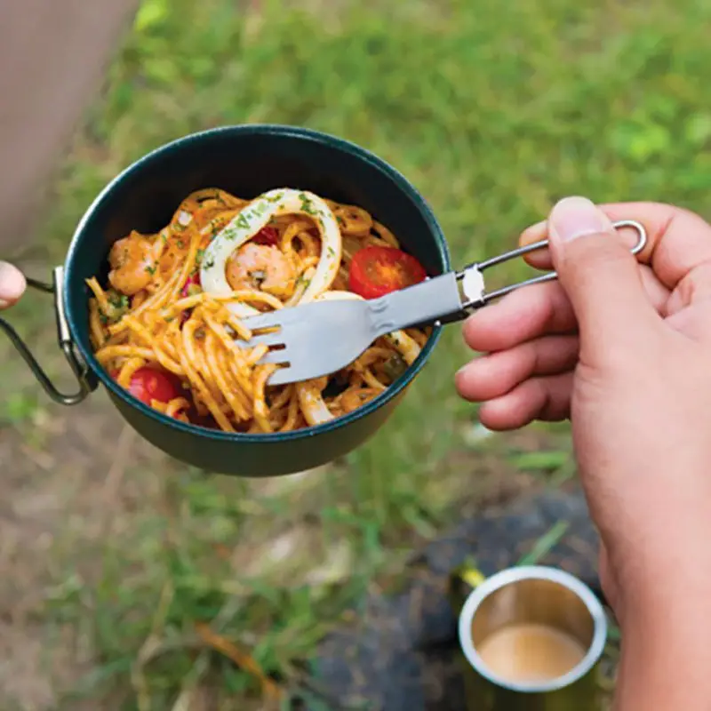 Acero inoxidable plegable estufa de campamento tostadora de pan Rack bandeja pan herramientas de cocina portátil Camping vajilla