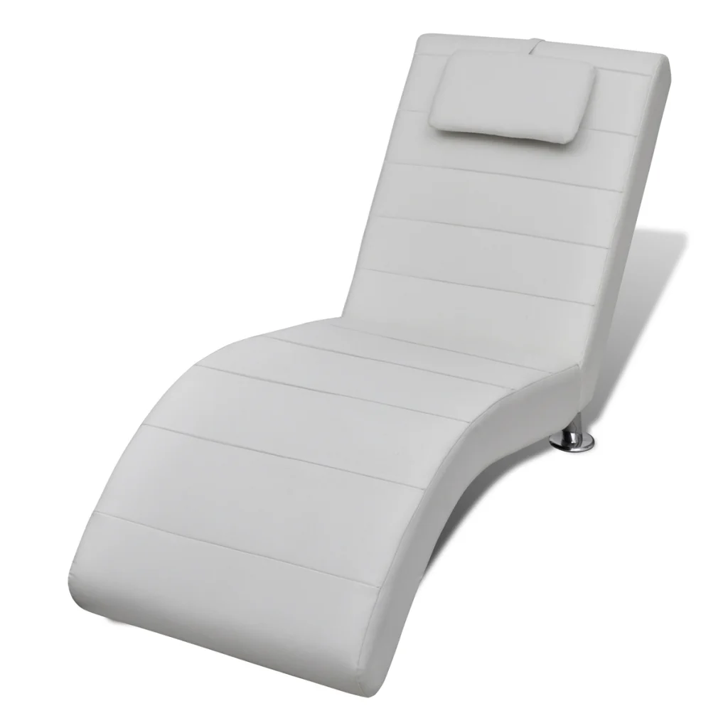IKayaa Blanc Divan 6 Jambes Avec Coussin Chaise longue Pour Salon ES Stock IKayaa Blanc Divan 6 Jambes Avec Coussin Chaise longue Pour Salon ES Stock