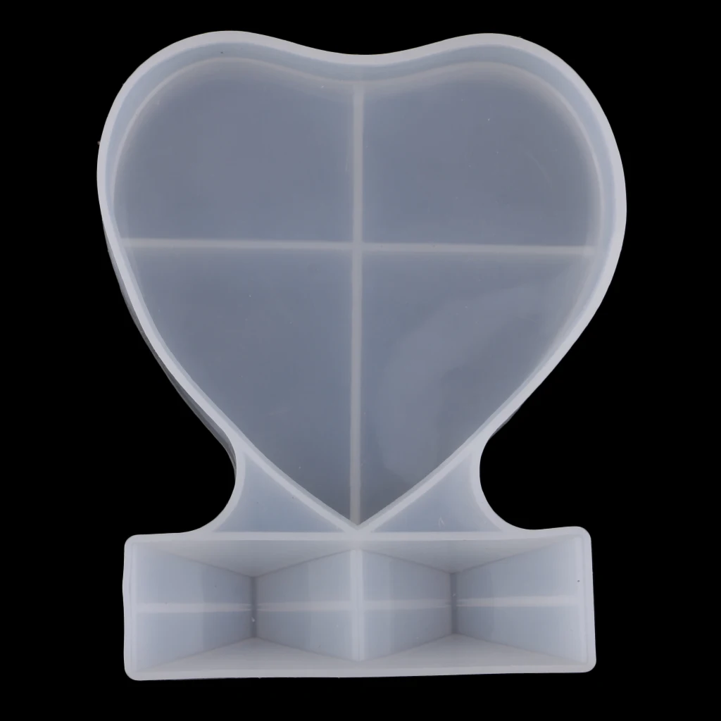 Love Heart Photo Frame Making Mold Silicone Mold Cake Decors Mold DIY Crafts Clay ,Plaster Art Shaping Tools