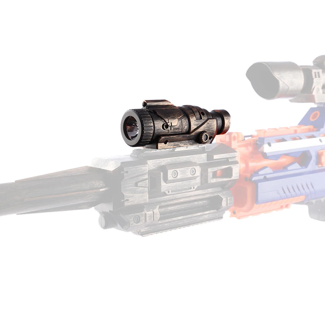 Измененная деталь тактический фонарик с кнопкой сотового для Nerf Stryfe ответный Rapidstrike и для Nerf Modulus регулятора