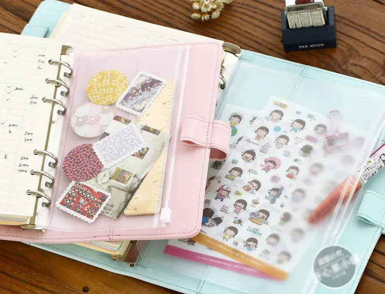 Transparent-PVC-Storage-bag-for-Traveler's-notebook-Diary-Day-Planner-zipper-Bag-business-cards,-notes-pouch,receipt-bag_22