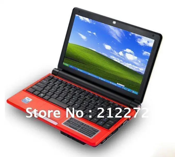 10 Inch Mini Laptop+windows Xp/7+1gb Ram+160gb Ddriii+intel Atom D425