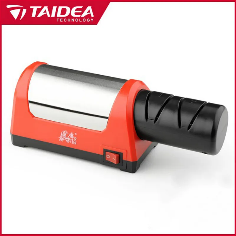 TAIDEA Top Level T1031D Electric Diamond Steel Sharpener With 2 Slot For Kitchen Ceramic Knife h5