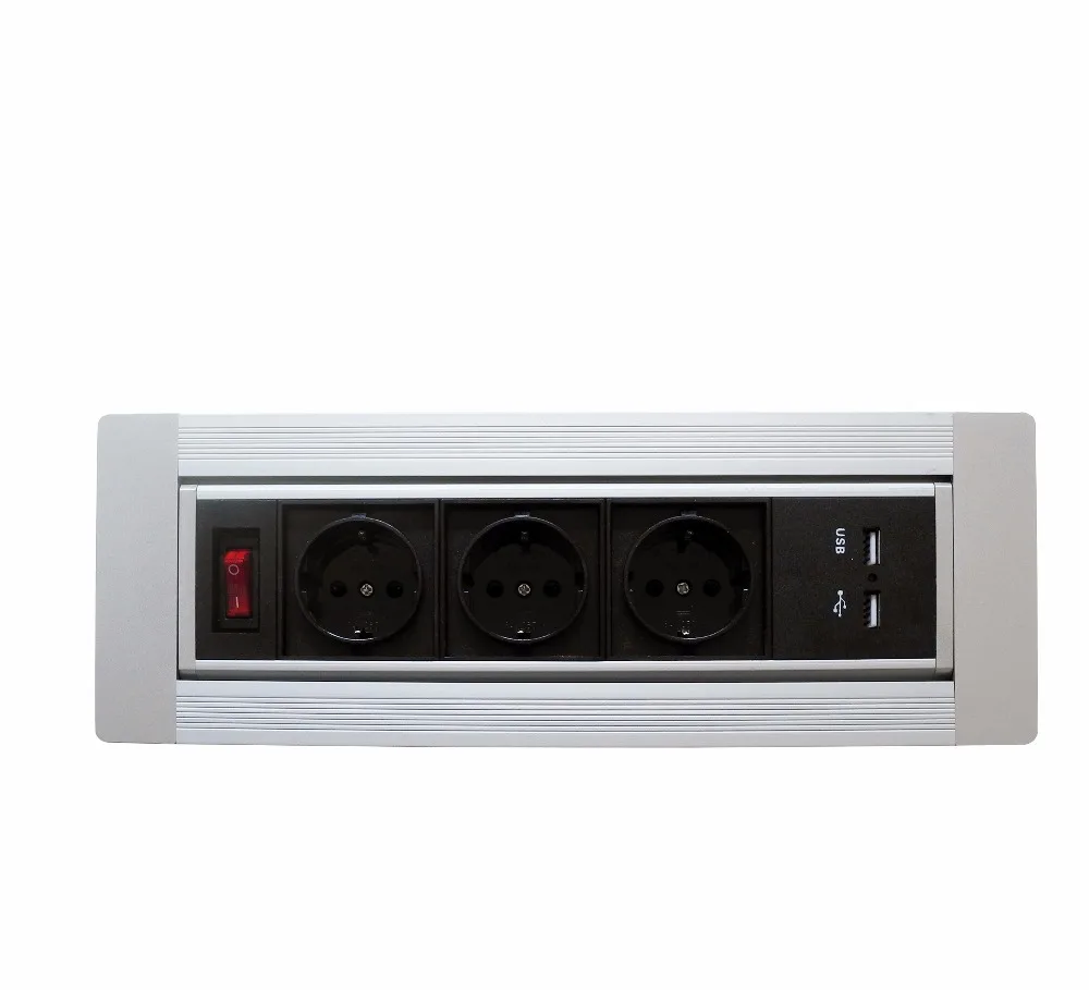 Руководство по вращению на стол для отелей розетка с двойным разъемом RJ45 USB