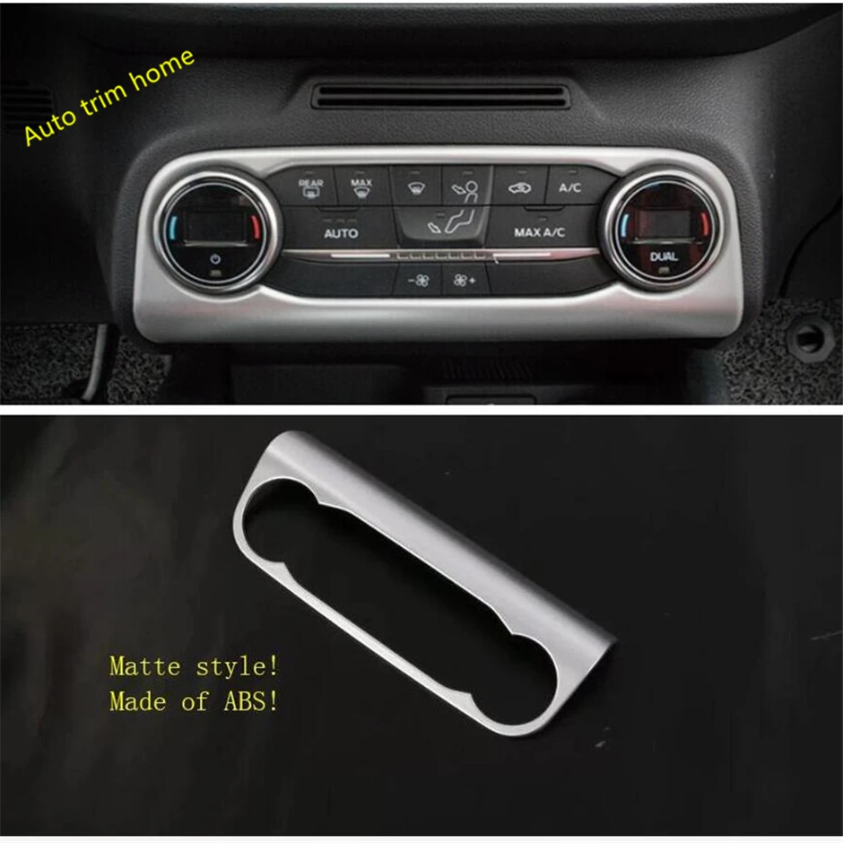 

Lapetus Middle Control Air Conditioner AC Switch Frame Cover Trim Fit For Ford Focus 2019 2020 ABS Matte / Carbon Fiber Look