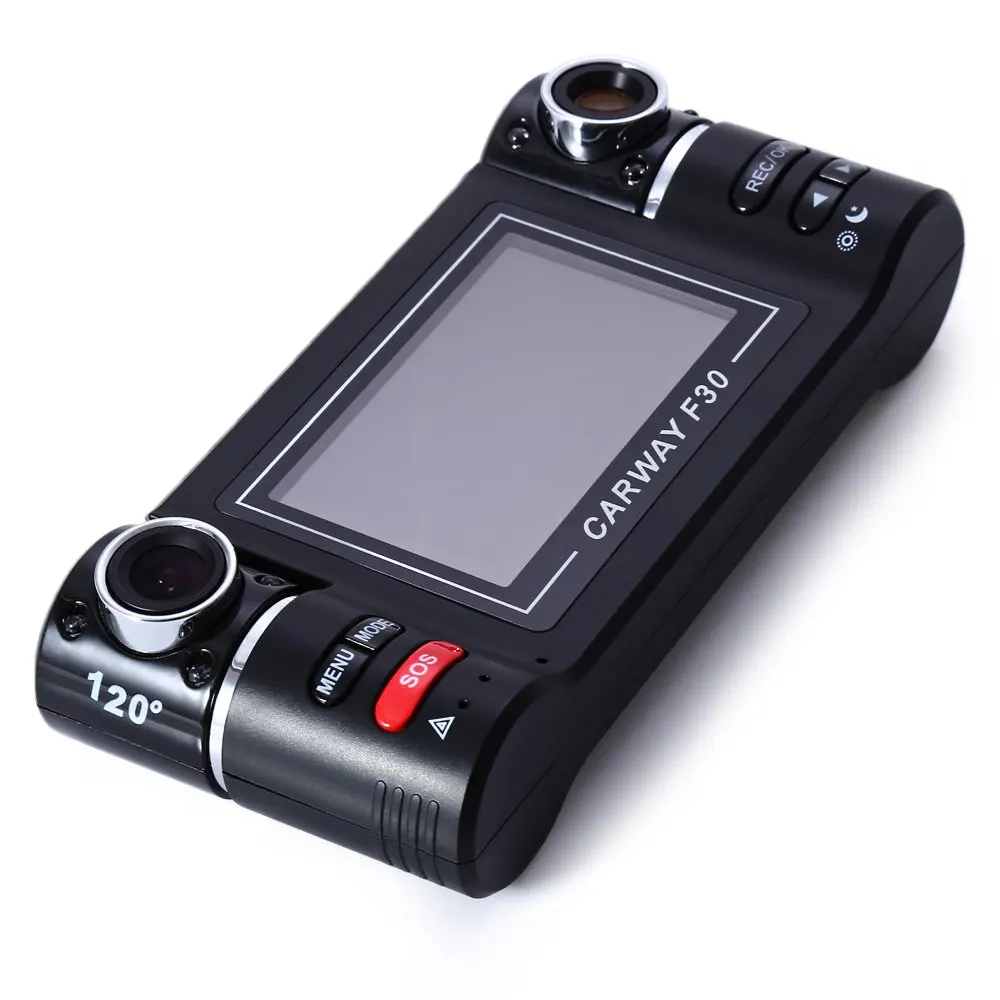 Universal 2.7 inch 720P Car DVR Camera Video Driving Recorder HD Dual Lens Dashboard Vehicle Cam corder With G-sensor
