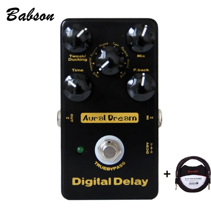 Aural Dream Digital Delay Pedal True Bypass Electric Guitar Effects