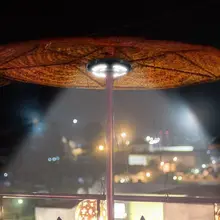 Солнечный и дождевой зонт на террасе светодиодный светильник наружный АБС антикоррозийный Прочный портативный зонтик светодиодный светильник для освещения