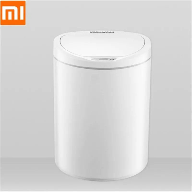 

Original Xiaomi Mijia NINESTARS Smart Trash Can Motion Sensor Auto Sealing LED Induction Cover Trash 10L Mi Home Ashcan Bins