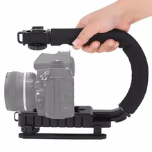 Kaliou U/C C Shape Bracket Handheld Video Camera Stabilizer Steadicam Shoe Mounts for Gopro Xiaomi Yi Sjcam DSLR SLR Canon Nikon