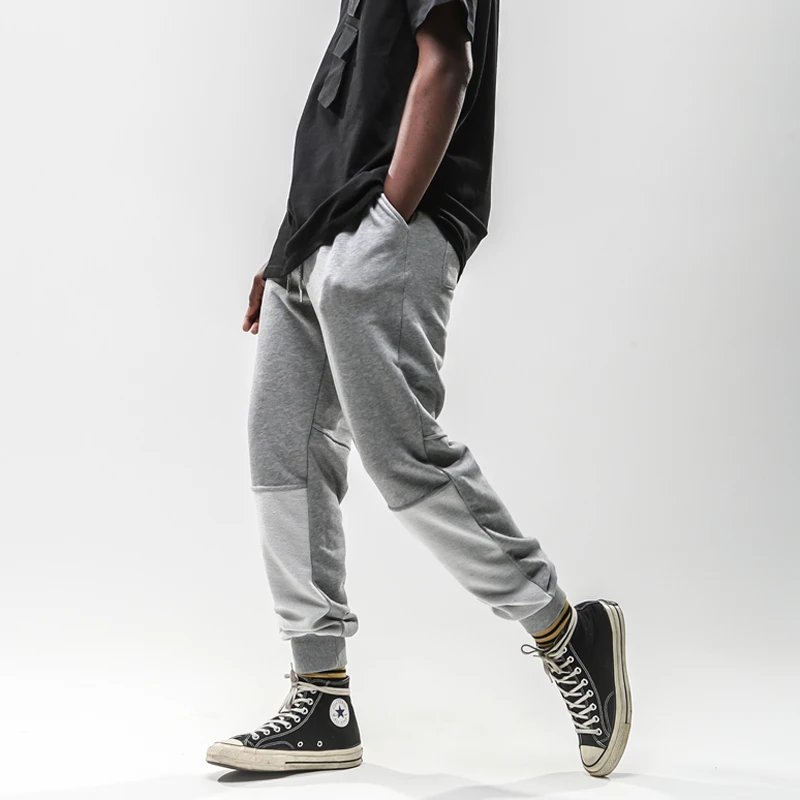 VFIVEUNFOUR 2019 New Arrivals Color Block Patchwork Hip Hop Fashion Men Pants Casual Harem Jogger Elastic Waist SweatPants 
