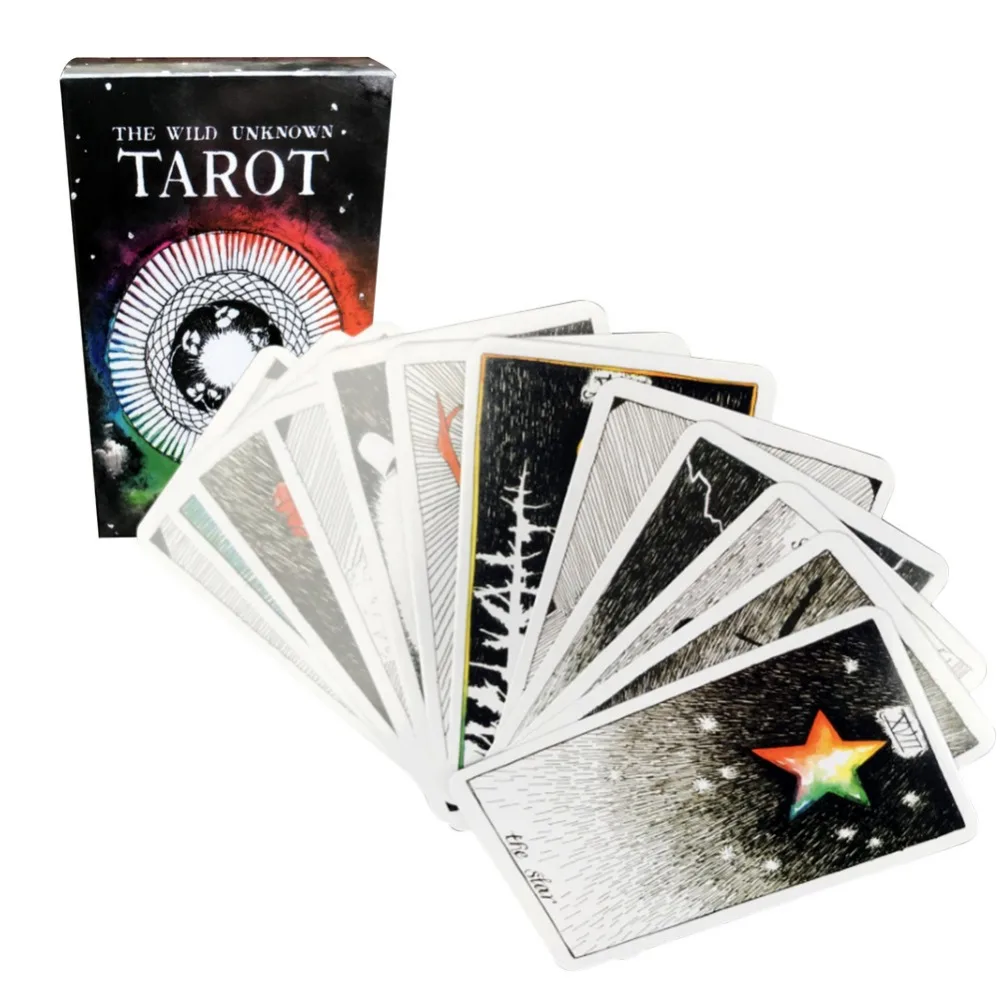 78 карт мистическая колода игральные карты Таро волшебное животное семейная настольная игра Рождественский подарок на день рождения