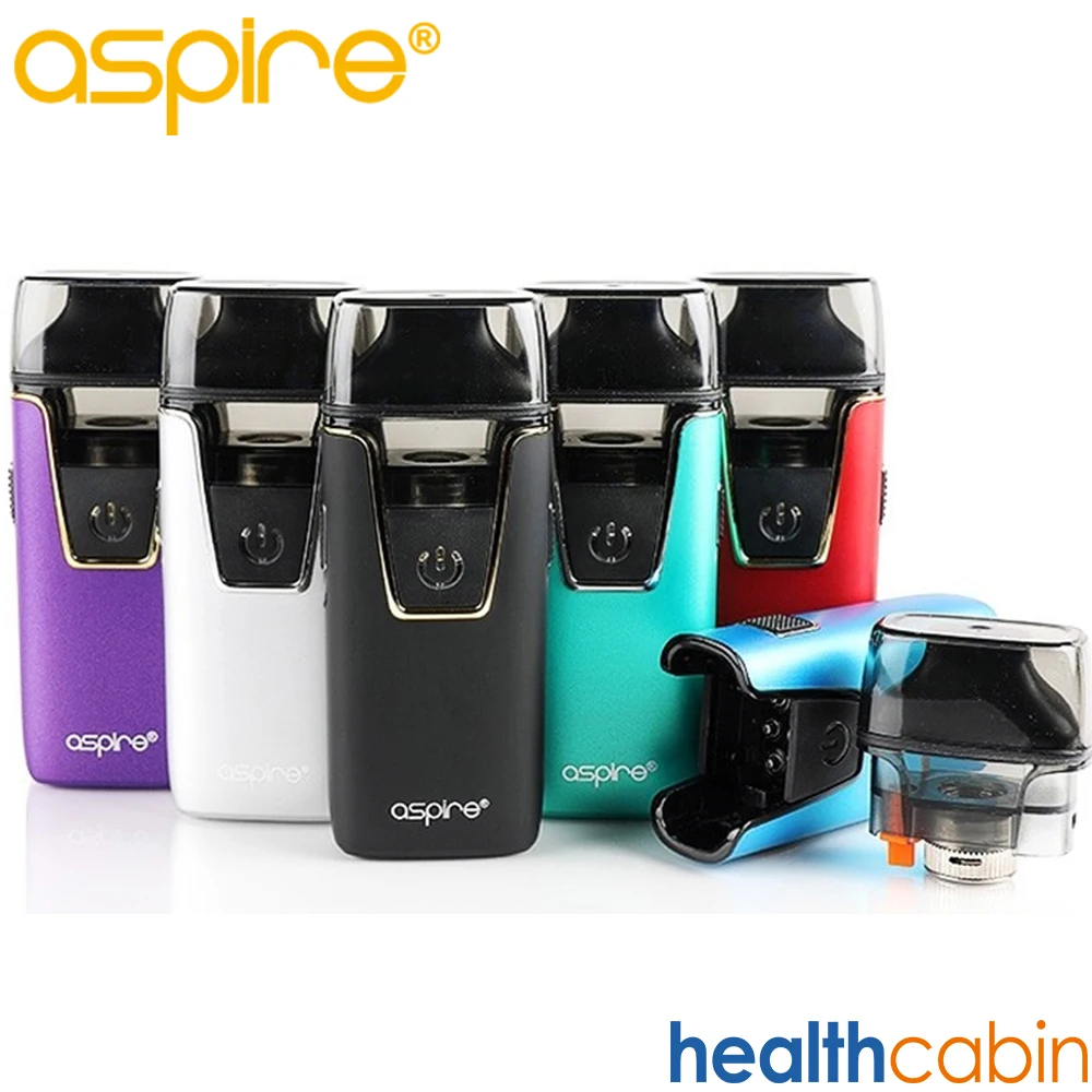 

Original Aspire Nautilus Aio Pod Kit fit BVC Coil Support Nic Salt 1000mAh Battery Electronic Cigarette VS Breeze 2 Nord Vape