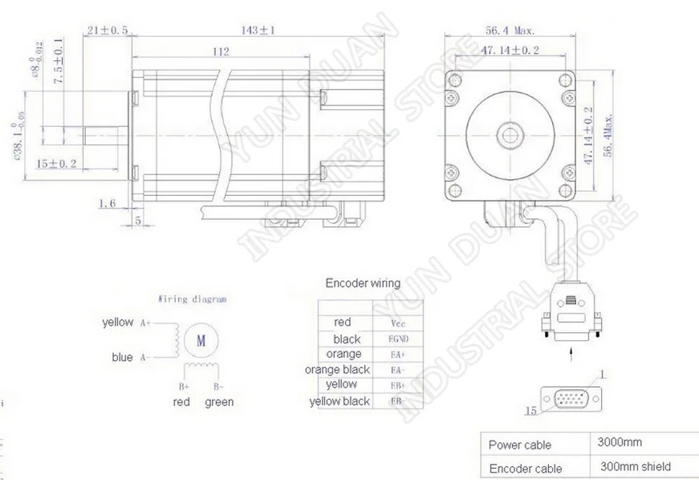 4 шт. NEMA23 57 мм 3Nm 430Oz-in AC DC замкнутый контур шаговый двигатель привод комплект легкий сервопривод W/вентилятор охлаждения для ЧПУ мельница гравировальный станок