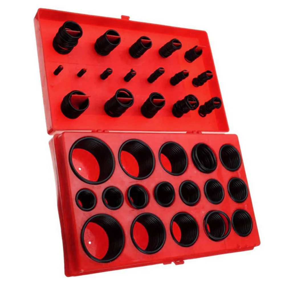 419pcs Coffret joint torique caoutchouc assortiment plomberie métrique Oring