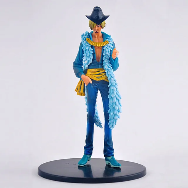 Special Offers 18cm Japanese Anime Cool One Piece 15th anniversary Sanji PVC Action Figure Model Doll Toys For Kids Gifts