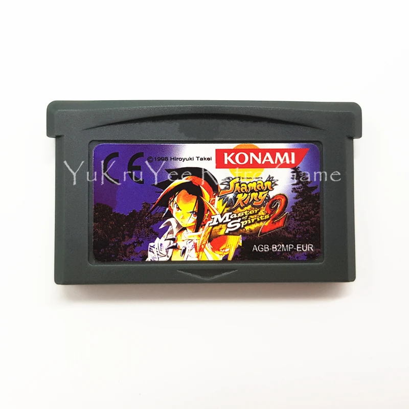 

Shaman King Master of Spirits 2 Video Game Memory Cartridge Card for 32 Bit Console Accessories EU Sticker Version