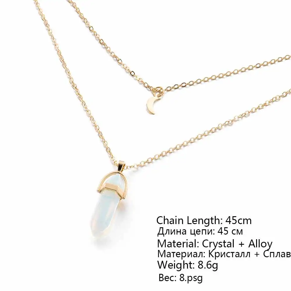 Женское ожерелье с подвеской в богемном стиле 1 шт.|crystal pendant necklace|choker fashion necklaceschoker