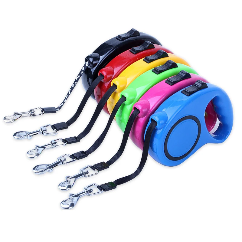 

Adjustable Roulette Dog Leash Automatic Retractable Outdoor Walk Pet Leashes 3M 5M For Small Medium Dog Rope Traction Lead