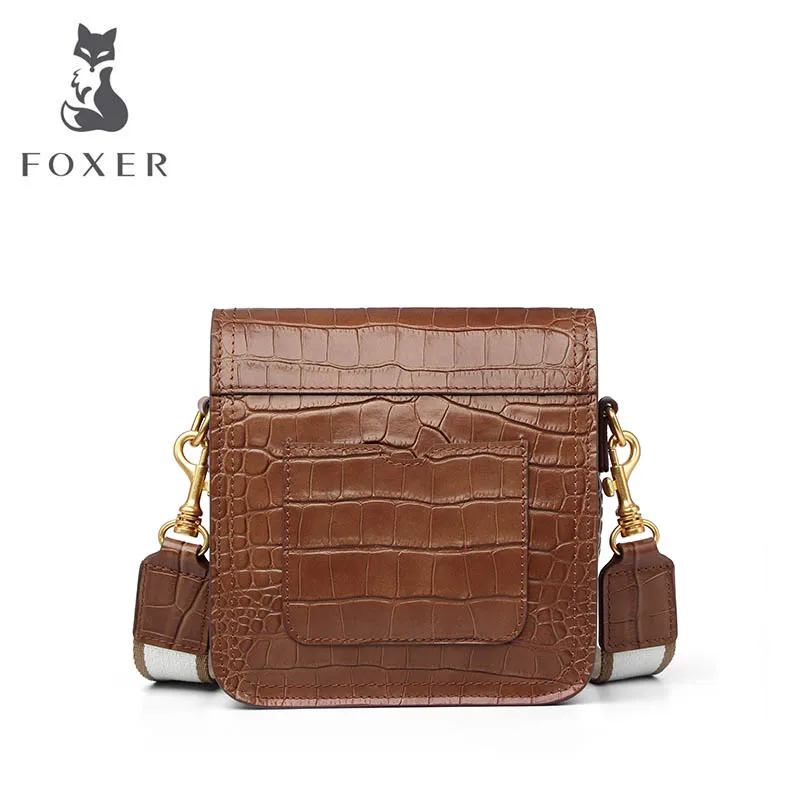 FOXER 2019 новая женская сумка из натуральной кожи модные роскошные качественные