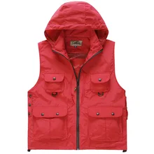 Мужской/женский жилет с несколькими карманами для походов на открытом воздухе, мужской/женский репортёр для фотографии, куртка без рукавов, военный жилет