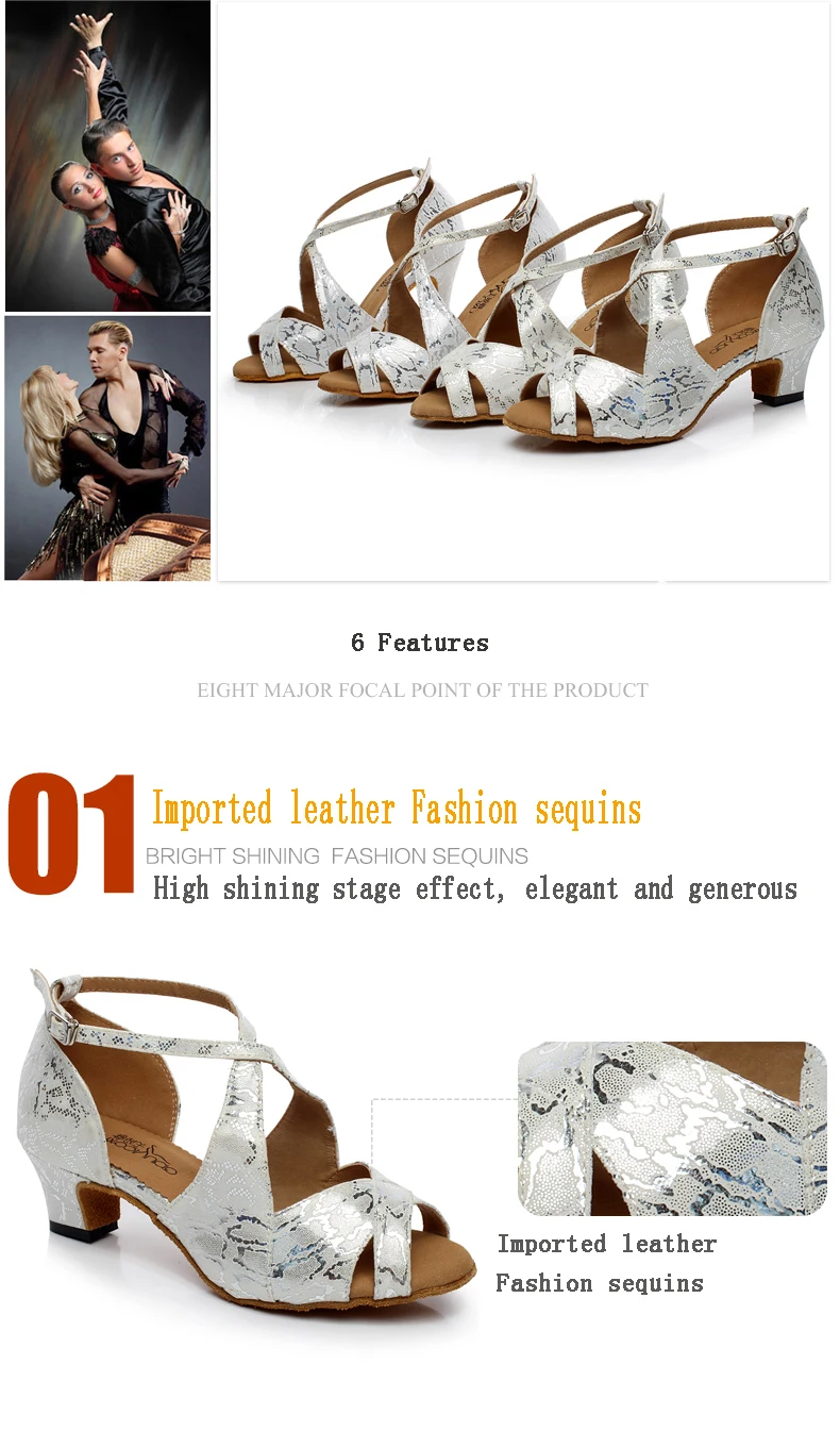 20161205_211441_034Salsa Dance Shoes Leather Latin Dancing Sneakers Social Jazz Shoe Appliques Flesh white Fitness Breathable For Female Coupons