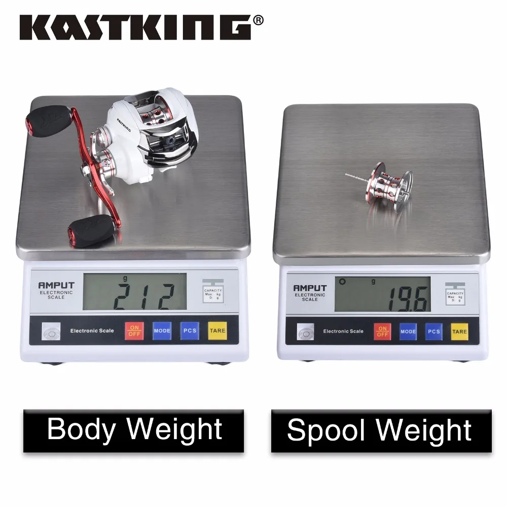 KastKing whitemax Baitcasting Рыболовная катушка 5.3: 1 Катушка baitcasting центробежные и магнитная