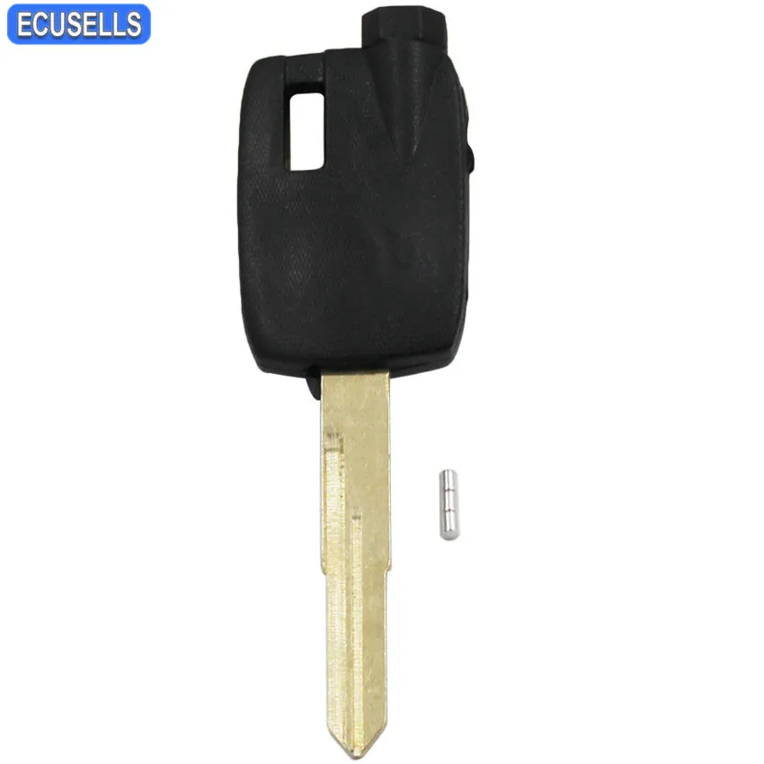 

Remote Key Shell Case Fob Magnetic Key Blank With Uncut Blade 3 Magnets For Suzuki Burgman AN250 AN400 AN650 Black Color