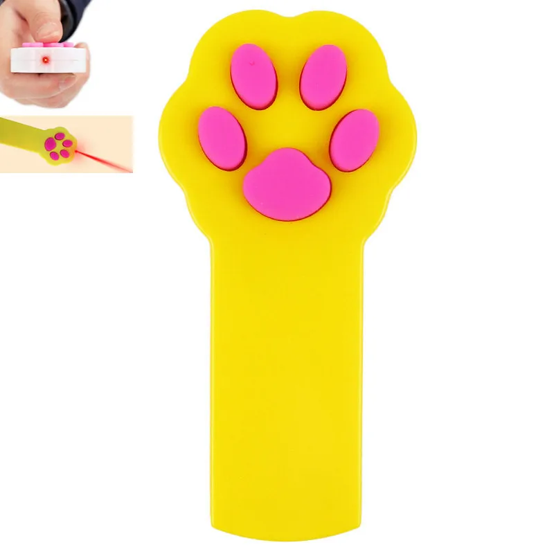 Footprint Shape Infrared Laser Cat Teaser Toys Laser Toy Gun Cat Toys