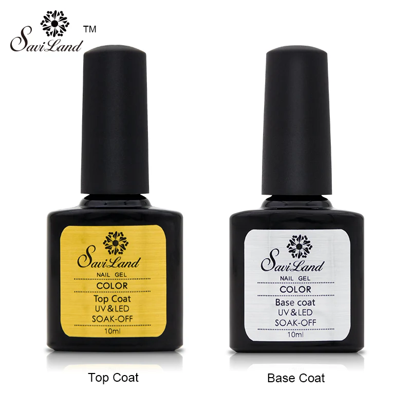Saviland 30 مللي التمهيدي المطاط قاعدة معطف معطف فوقي مسمار الفن هلام طويلة الأمد بريق هلام ورنيش UV LED لا نظيفة هلام مسمار البولندية
