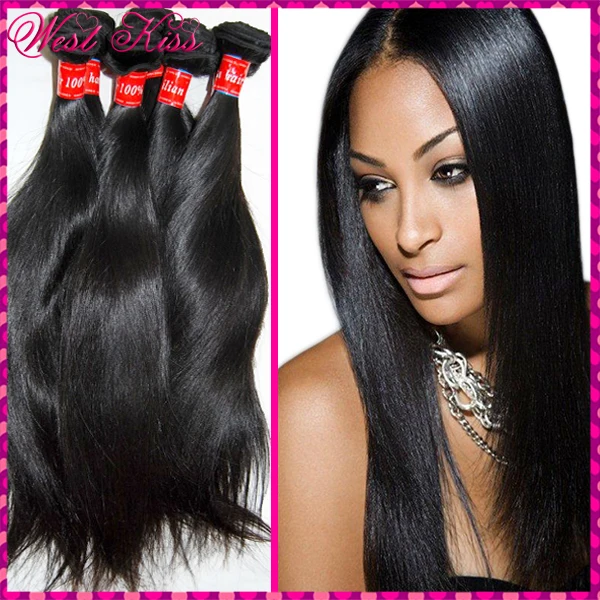 Amazing 8a Natural Virgin Eurasian Human Hair Straight Weave 3pcs